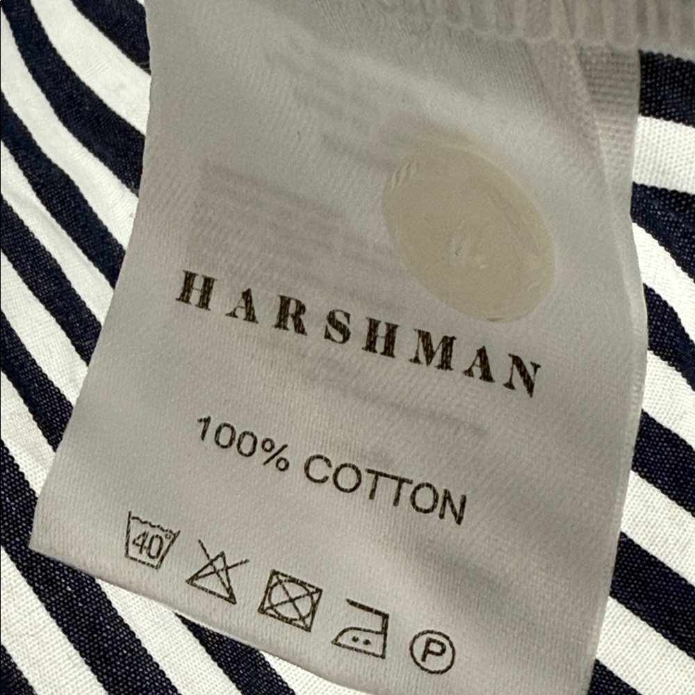 NWOT harshman Cari Striped Long-Sleeve Shirt XS - Picture 7 of 9